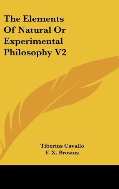 Produktbild: Cavallo, T: Elements Of Natural Or Experimental Philosophy V