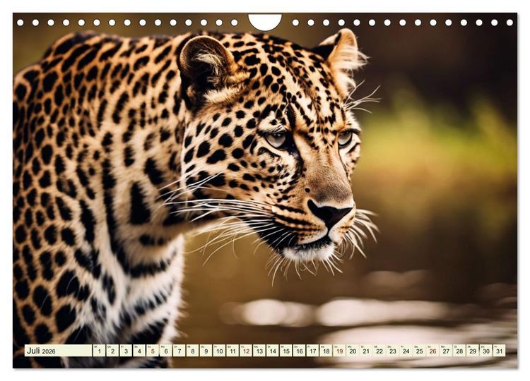 Produktbild: Gefleckte J&auml;ger (Wandkalender 2026 DIN A4 quer), CALVENDO Monatskalender