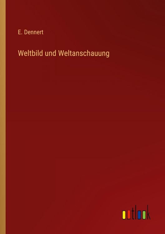 Produktbild: Weltbild und Weltanschauung