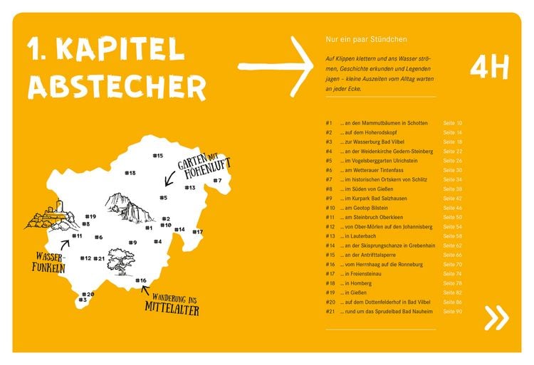 Produktbild: 52 kleine & gro&szlig;e Eskapaden Wetterau und Vogelsberg
