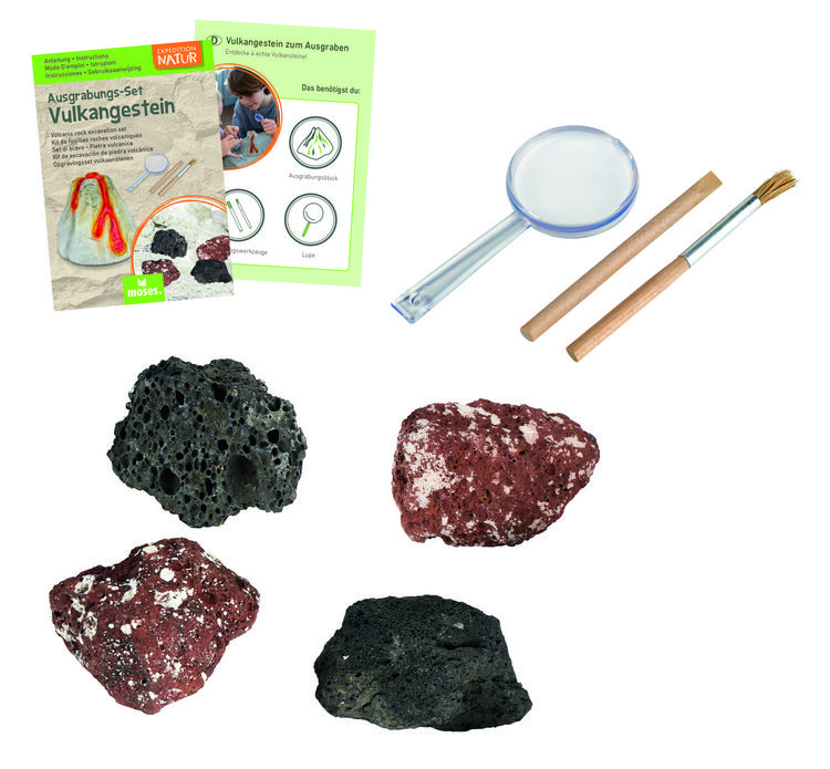 Produktbild: Expedition Natur Ausgrabungs-Set Vulkangestein