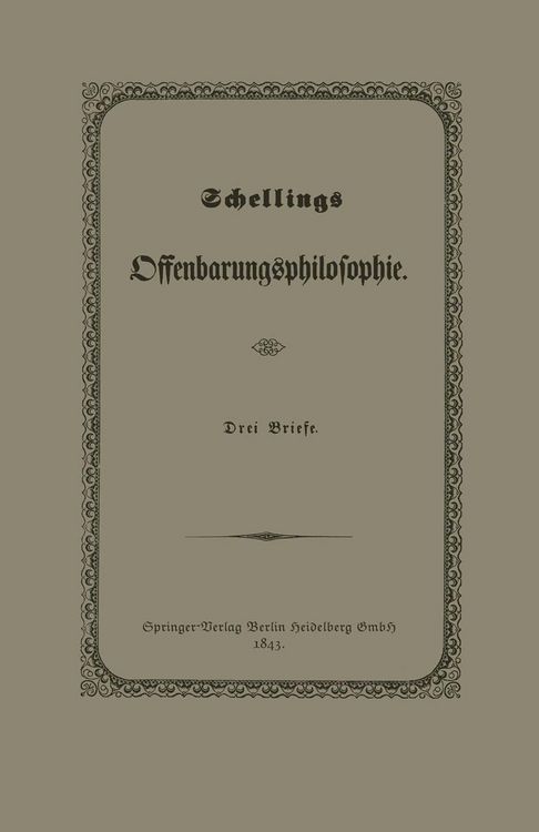 Produktbild: Schellings Offenbarungsphilosophie