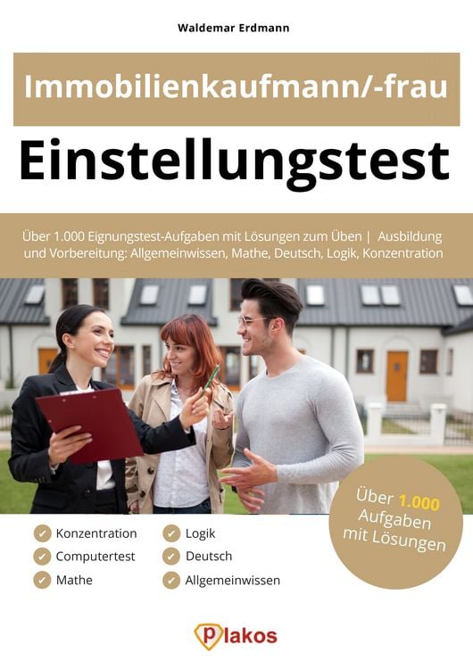 Produktbild: Einstellungstest Immobilienkaufmann / Immobilienkauffrau