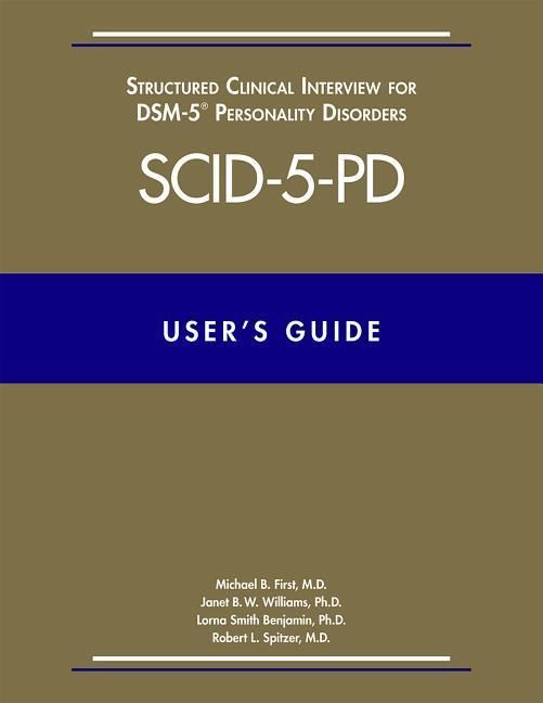 Produktbild: User's Guide for the Structured Clinical Interview for DSM-5 Personality Disorders (SCID-5-PD)