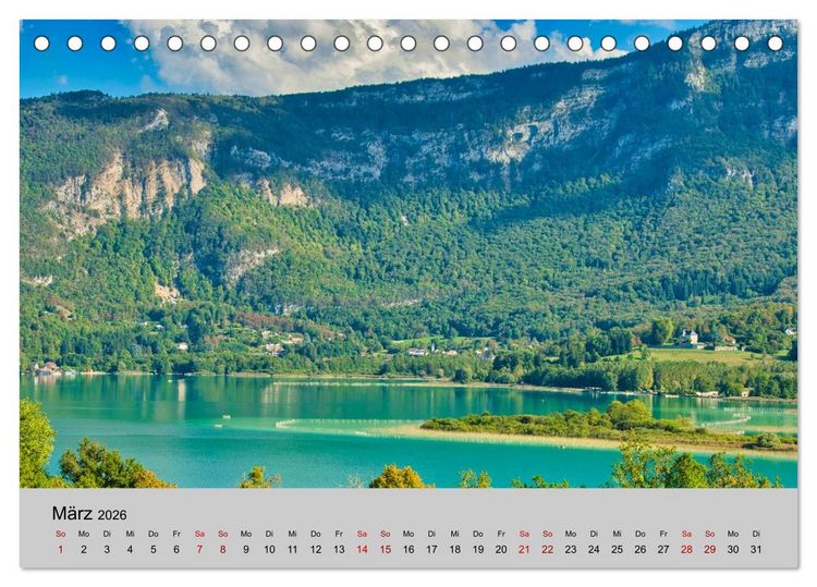 Produktbild: Streifzug durch Savoyen (Tischkalender 2026 DIN A5 quer), CALVENDO Monatskalender