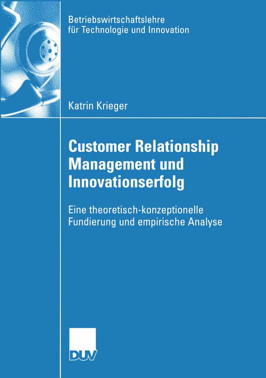 Produktbild: Customer Relationship Management und Innovationserfolg