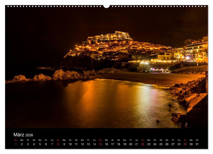 Produktbild: Sardinien - die sch&ouml;nsten Emotionen der Insel (hochwertiger Premium Wandkalender 2026 DIN A2 quer), Kunstdruck in Hochglanz