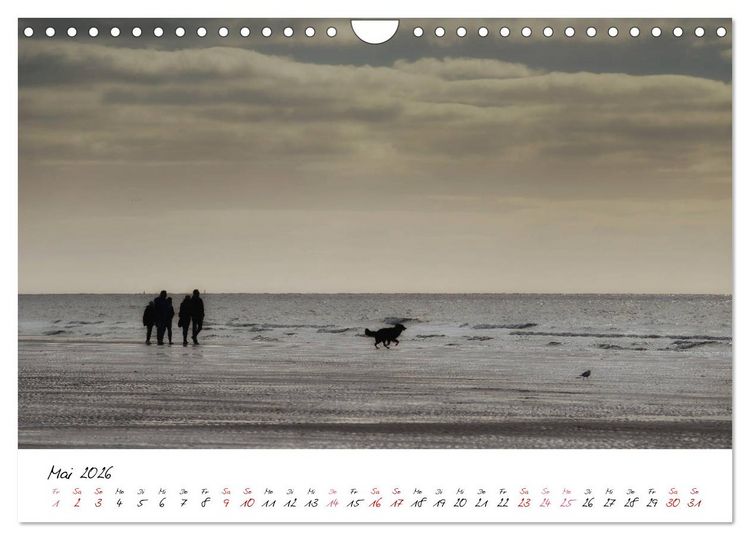 Produktbild: Naturpark Wattenmeer und Helgoland (Wandkalender 2026 DIN A4 quer), CALVENDO Monatskalender