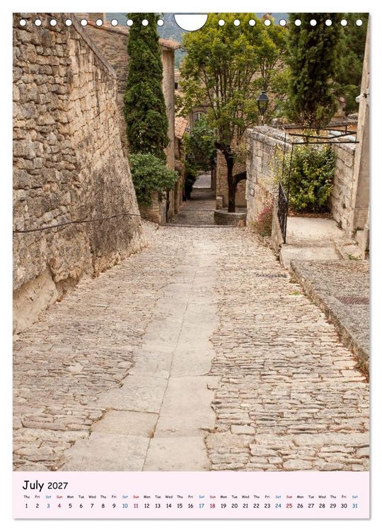 Produktbild: Provence &ndash; Scenic Villages of France (Wall Calendar 2027 DIN A4 portrait), CALVENDO 12 Month Wall Calendar