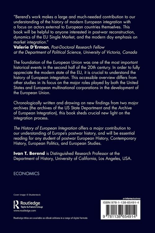 Produktbild: The History of European Integration