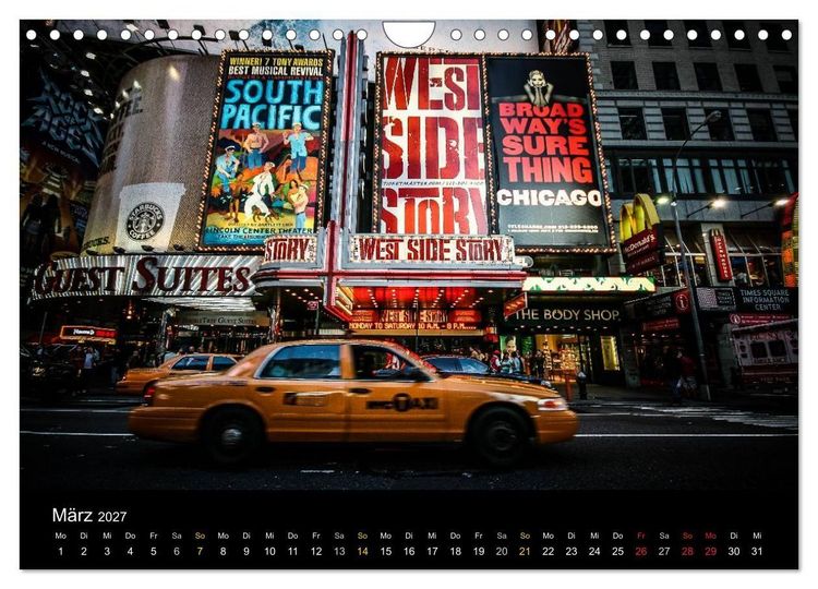 Produktbild: New York Shoots (Wandkalender 2027 DIN A4 quer), CALVENDO Monatskalender