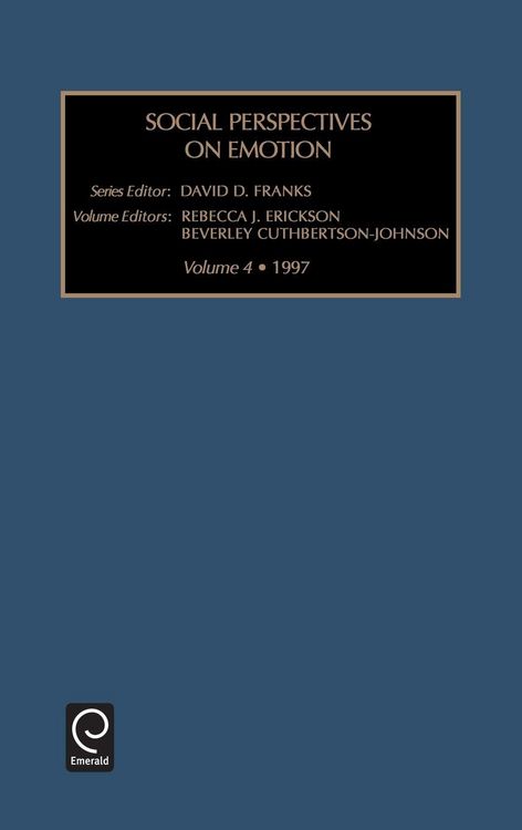 Produktbild: Social Perspectives on Emotion