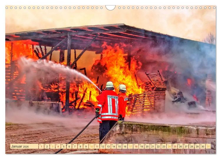 Produktbild: Feuerwehr - Eins&auml;tze (Wandkalender 2026 DIN A3 quer), CALVENDO Monatskalender