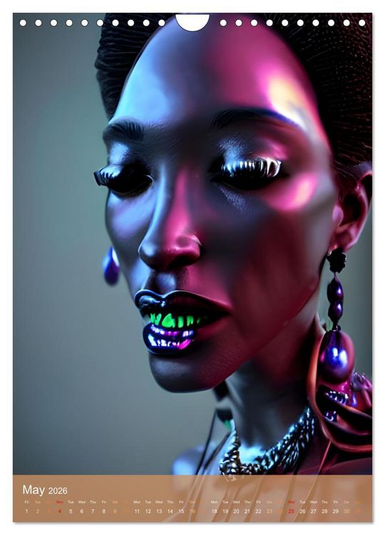 Produktbild: Voodoo Queens (Wall Calendar 2026 DIN A4 portrait), CALVENDO 12 Month Wall Calendar