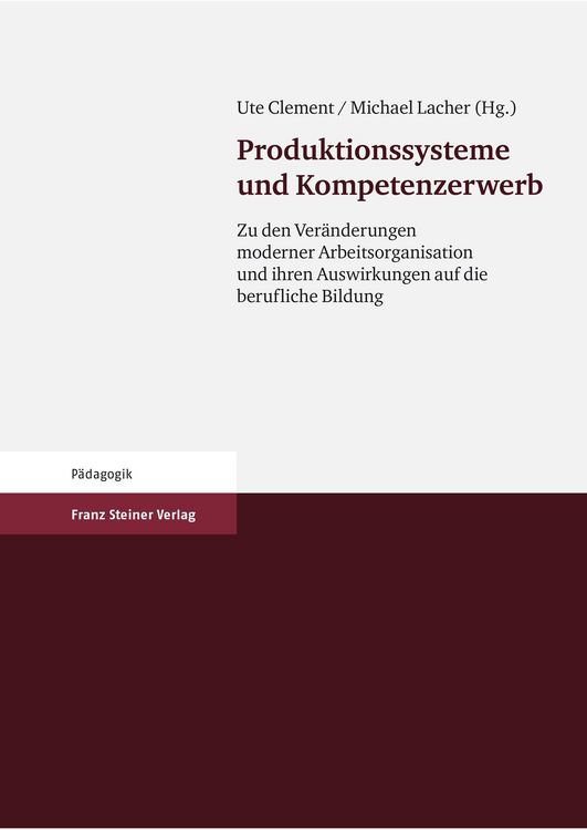 Produktbild: Produktionssysteme und Kompetenzerwerb