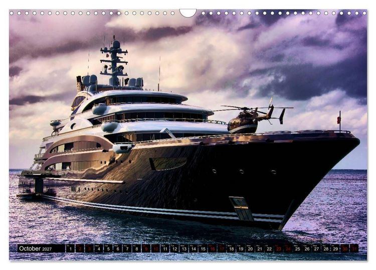 Produktbild: SUPERYACHTS (Wall Calendar 2027 DIN A3 landscape), CALVENDO 12 Month Wall Calendar
