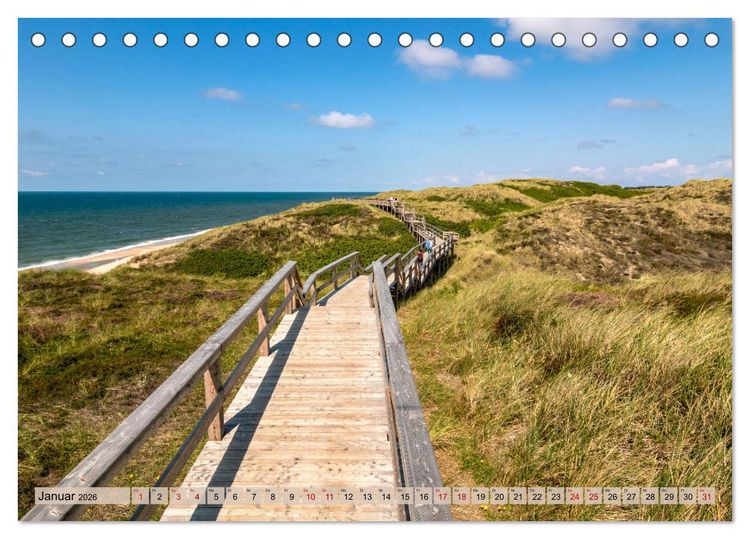 Produktbild: IN SYLT VERLIEBT (Tischkalender 2026 DIN A5 quer), CALVENDO Monatskalender