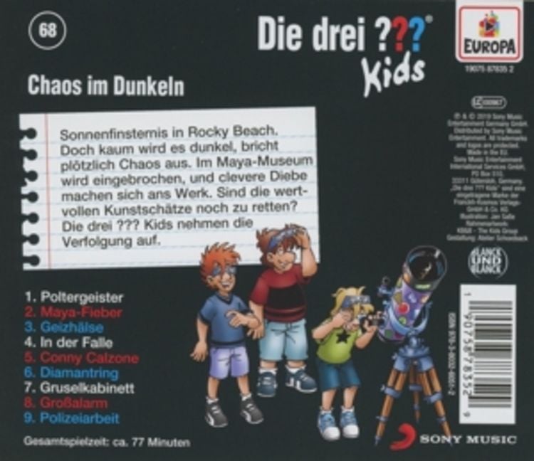 Produktbild: Die drei ??? Kids 68: Chaos im Dunkeln