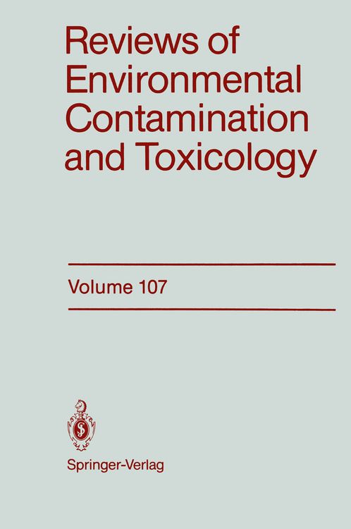 Produktbild: Reviews of Environmental Contamination and Toxicology