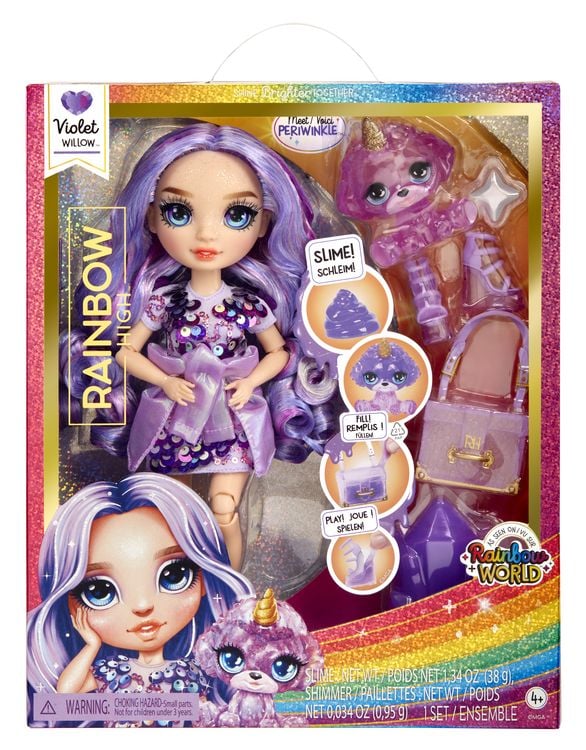 Produktbild: Classic Rainbow Fashion Doll- Violet (purple)