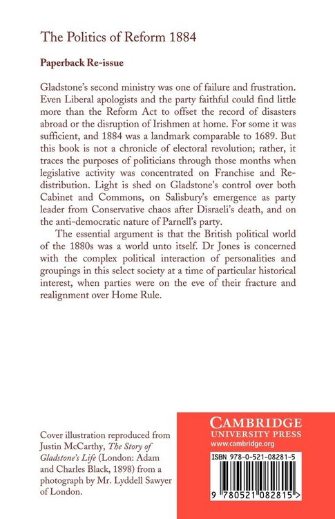 Produktbild: The Politics of Reform 1884