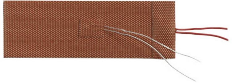Produktbild: Thermo TECH Silikon Heizfolie selbstklebend 24 V/DC, 24 V/AC 100 W Schutzart IPX7 (L x B) 150 mm x 50 mm
