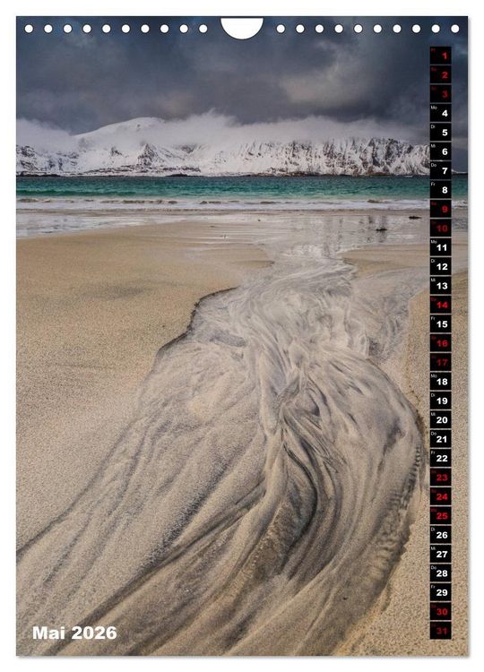 Produktbild: Lofoten. Poetische Landschaften (Wandkalender 2026 DIN A4 hoch), CALVENDO Monatskalender