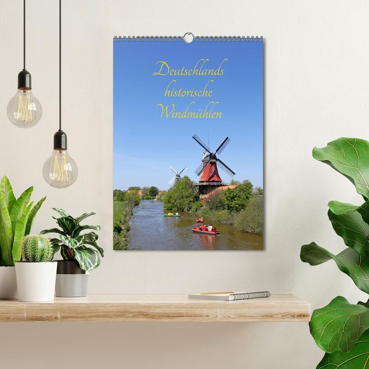 Produktbild: Deutschlands historische Windm&uuml;hlen (Wandkalender 2026 DIN A3 hoch), CALVENDO Monatskalender