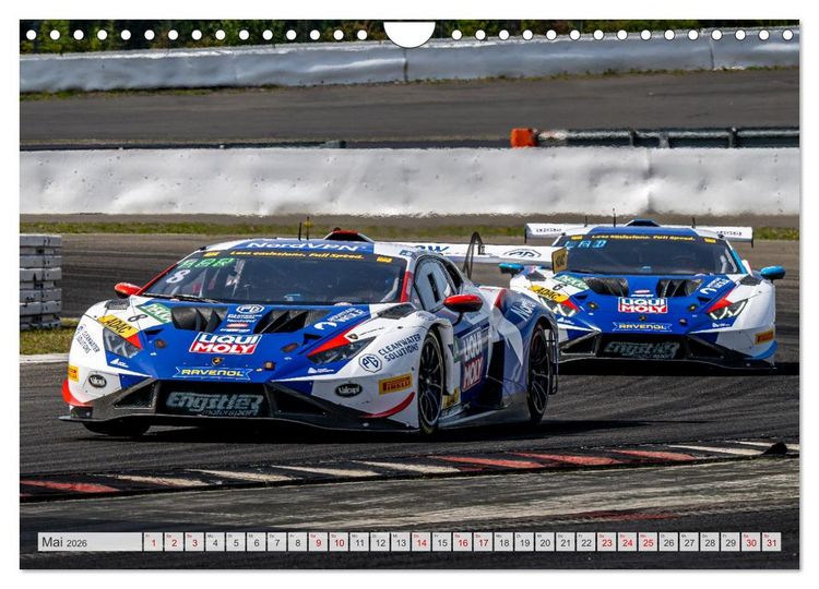 Produktbild: Wilde Stiere am N&uuml;rburgring (Wandkalender 2026 DIN A4 quer), CALVENDO Monatskalender