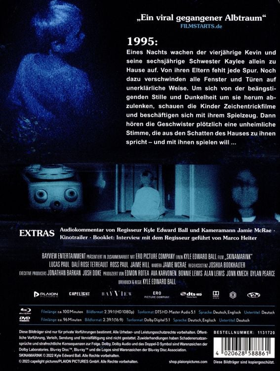 Produktbild: Skinamarink - Mediabook (Blu-ray+DVD)