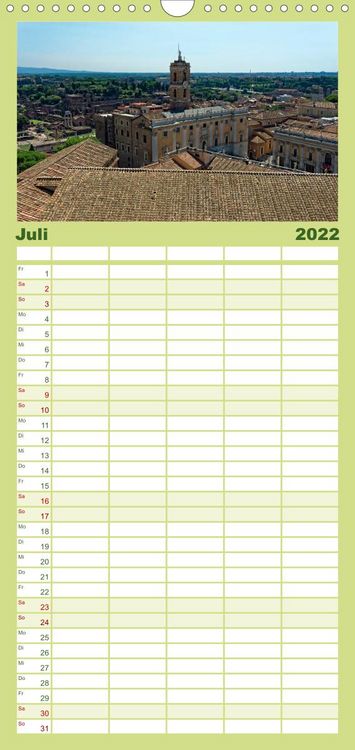 Produktbild: Familienplaner Sch&ouml;nes Italien (Wandkalender 2022 , 21 cm x 45 cm, hoch)