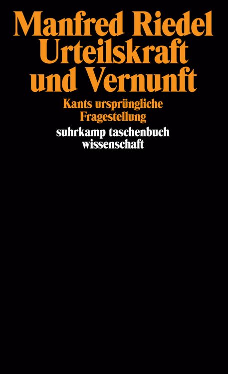 Produktbild: Urteilskraft und Vernunft