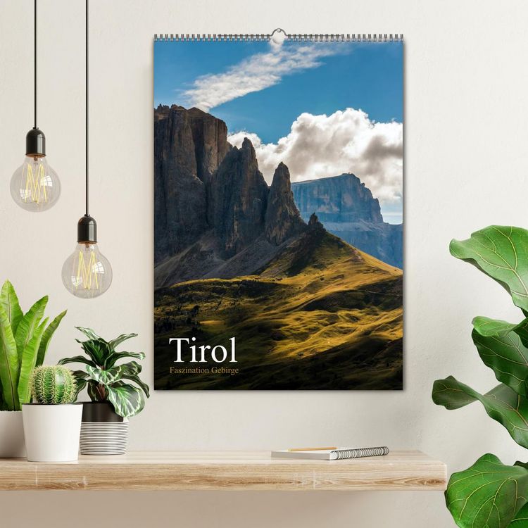 Produktbild: Tirol - Faszination Gebirge (Wandkalender 2026 DIN A2 hoch), CALVENDO Monatskalender