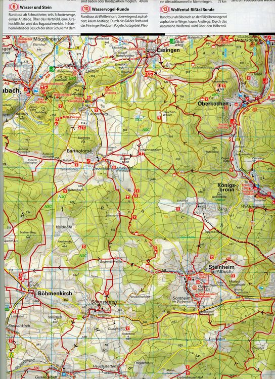 Produktbild: ADFC-Regionalkarte Ulm und Umgebung, 1:75.000, mit Tagestourenvorschl&auml;gen, rei&szlig;- und wetterfest, E-Bike-geeignet, GPS-Tracks-Download