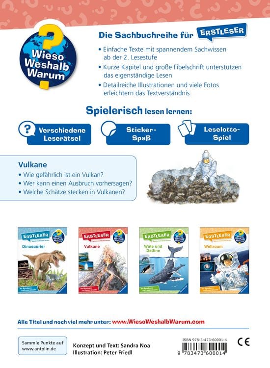 Produktbild: Wieso? Weshalb? Warum? Erstleser, Band 2 - Vulkane