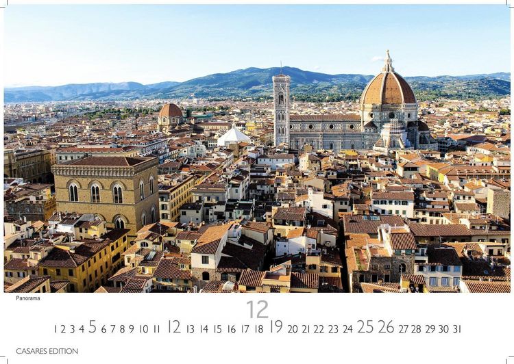 Produktbild: Florenz Kalender 2027 &ndash; Wandkalender | Fotokalender Italien 35x50cm Toskana Flair f&uuml;r Ihr Zuhause | Hochwertiger . mit 12 atemberaubenden Motiven