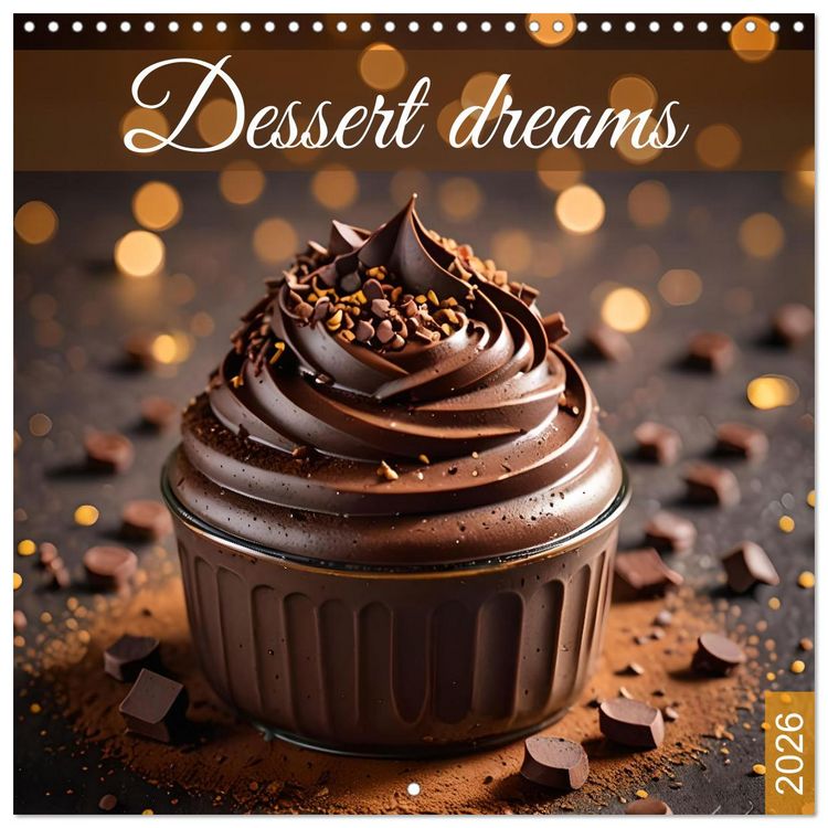 Produktbild: Dessert dreams (Wall Calendar 2026 12 &times; 12 Inch) CALVENDO 12 Month Wall Calendar