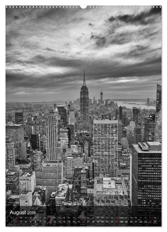 Produktbild: New York - The Big Apple (hochwertiger Premium Wandkalender 2026 DIN A2 hoch), Kunstdruck in Hochglanz