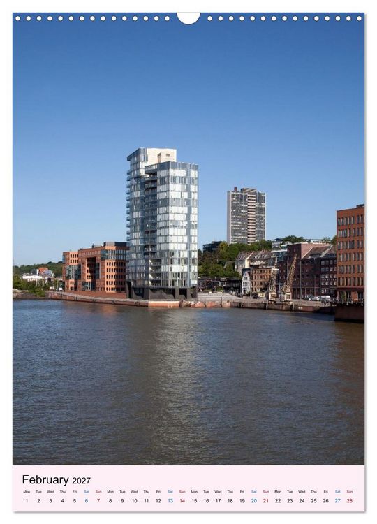 Produktbild: Hamburg - Life Along the Water (Wall Calendar 2027 DIN A3 portrait), CALVENDO 12 Month Wall Calendar