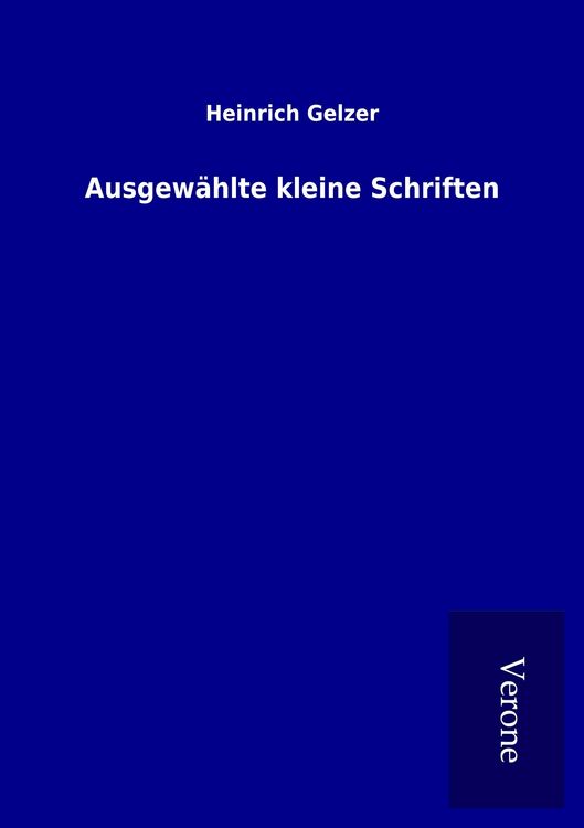 Produktbild: Ausgew&auml;hlte kleine Schriften