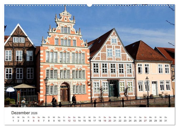 Produktbild: Im Herzen von Stade (Wandkalender 2026 DIN A2 quer), CALVENDO Monatskalender