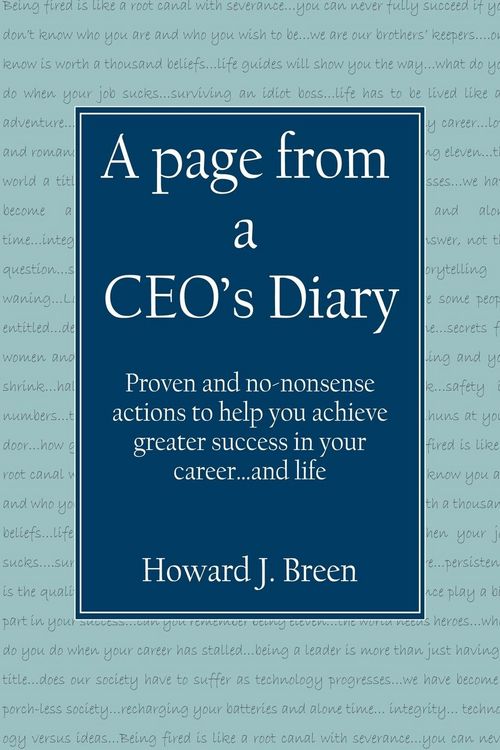 Produktbild: A page from a CEO's Diary