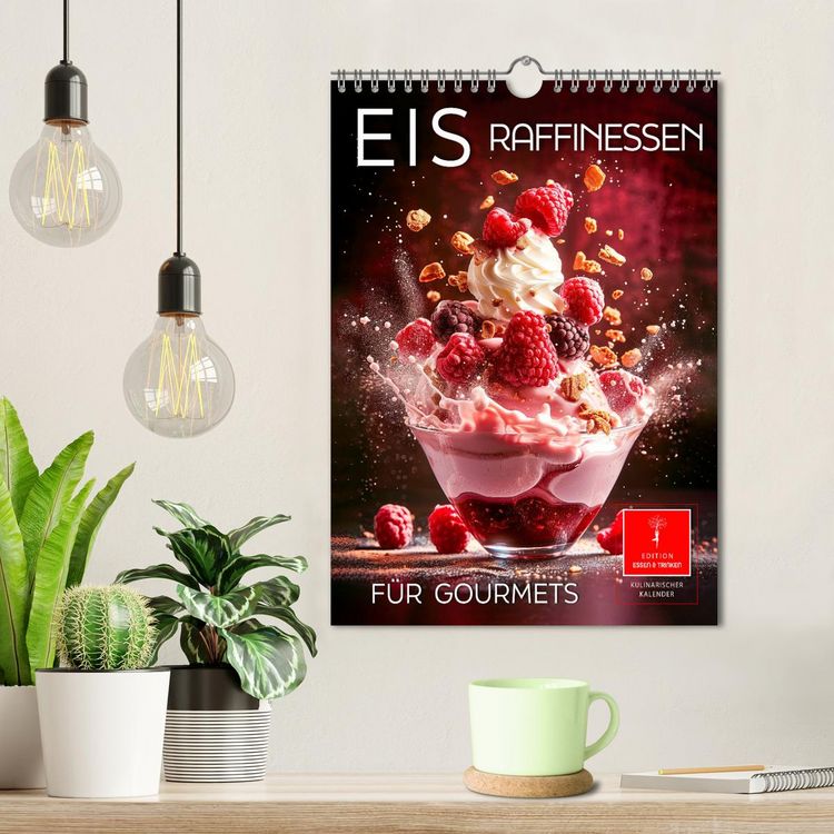 Produktbild: Eis - Raffinessen f&uuml;r Gourmets (Wandkalender 2026 DIN A4 hoch), CALVENDO Monatskalender