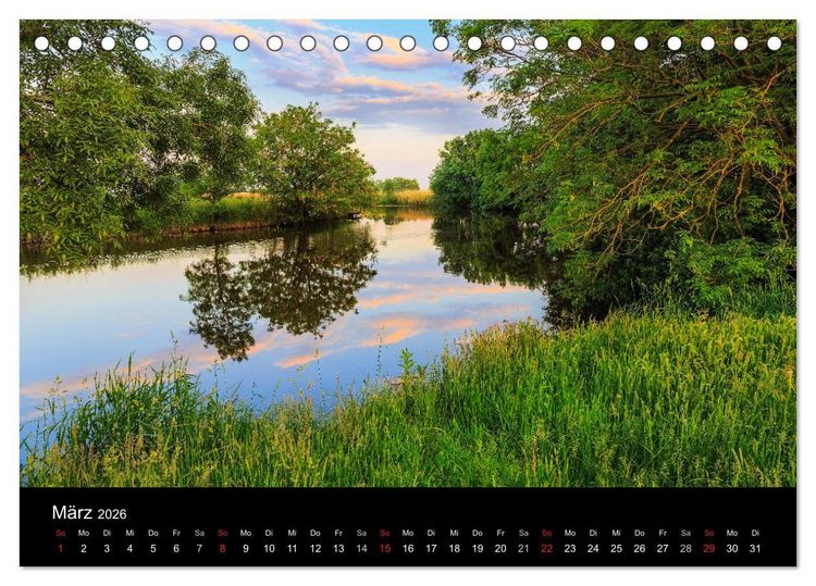 Produktbild: (Ost)Friesische Landschaften (Tischkalender 2026 DIN A5 quer), CALVENDO Monatskalender