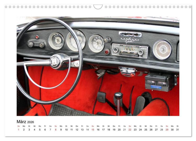 Produktbild: Eine Legende lebt, der Karmann-Ghia (Wandkalender 2026 DIN A3 quer), CALVENDO Monatskalender