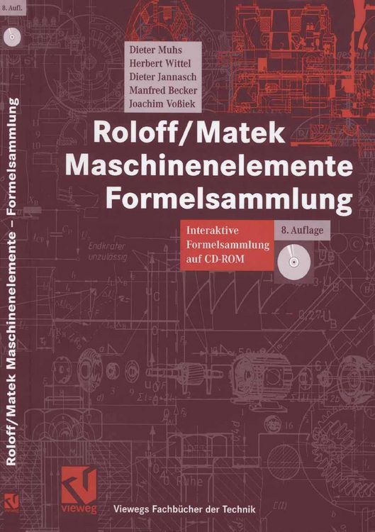 Produktbild: Roloff/Matek Maschinenelemente Formelsammlung
