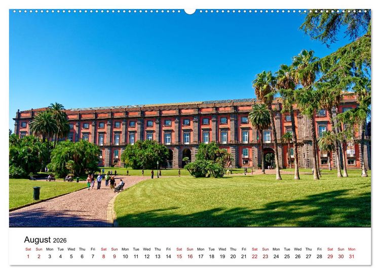 Produktbild: Gulf of Naples - Highlights (High Quality Premium Wall Calendar 2026 DIN A2 landscape),CALVENDO 12 Month Wall Calendar