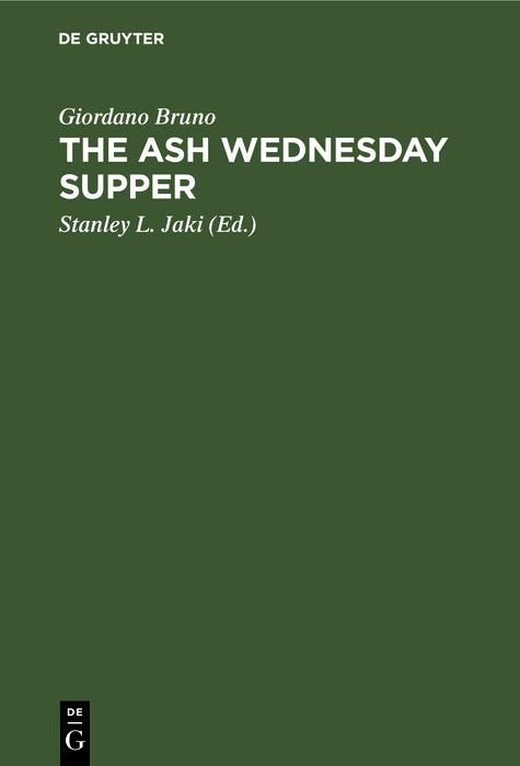 Produktbild: The Ash Wednesday Supper