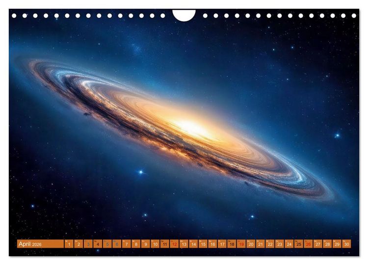 Produktbild: Gammablitze im Universum (Wandkalender 2026 DIN A4 quer), CALVENDO Monatskalender