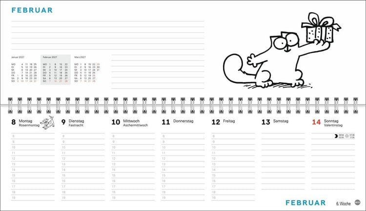 Produktbild: Simons Katze B&uuml;roplaner 2027
